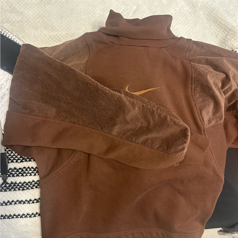 Nike Brown Corduroy Sweatshirt - Picture 2 of 3